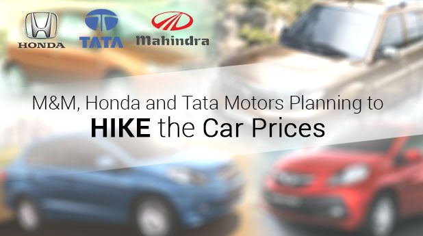 Car Prices Hike India