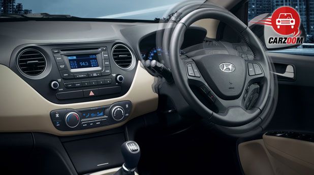 Hyundai Xcent Interiors Tilt Steering