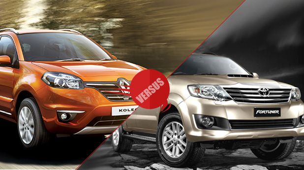 Renault Koleos vs Toyota Fortuner