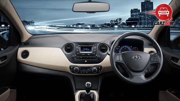 Hyundai Xcent Interiors Dashboard