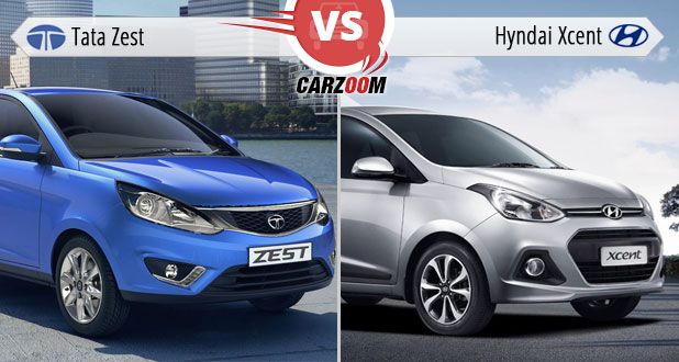 Tata Zest Vs hyndai xcent