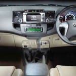 Toyota Fortuner Interiors Dashboard