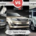 Ford Endeavour Vs Ssangyong Rexton Vs Toyota Fortuner