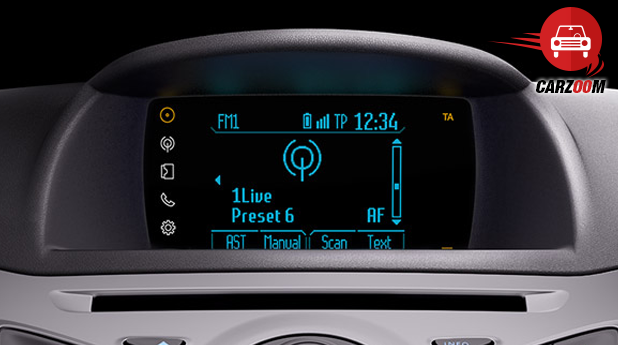 Ford Fiesta SYNC display screen