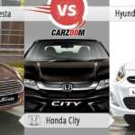 Ford Fiesta vs Honda City vs Hyndai Verna