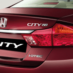 Honda City Rear License Chrome Garnish