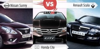 Nissan Sunny vs Honda City vs Renault Scala