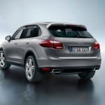 Porsche Cayenne Diesel Platinum Back View