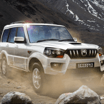 Mahindra Scorpio Front and Side View