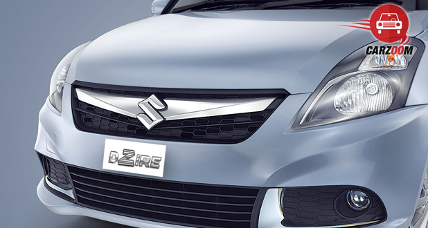 Maruti Suzuki Refreshed Swift Dzire Exteriors Front grill Chrome
