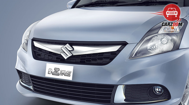 Maruti Suzuki Refreshed Swift Dzire Exteriors Front grill Chrome