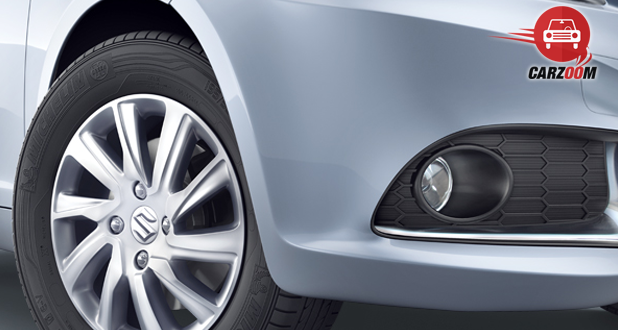 Maruti Suzuki Refreshed Swift Dzire Exteriors Motion Themed alloy wheel