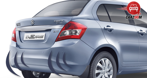 Maruti Suzuki Refreshed Swift Dzire Exteriors Reverse Parking Sensor