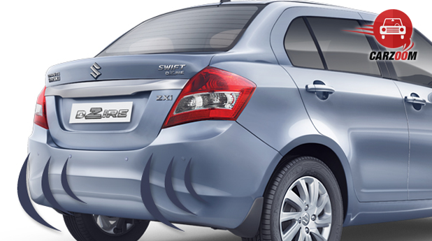 Maruti Suzuki Refreshed Swift Dzire Exteriors Reverse Parking Sensor