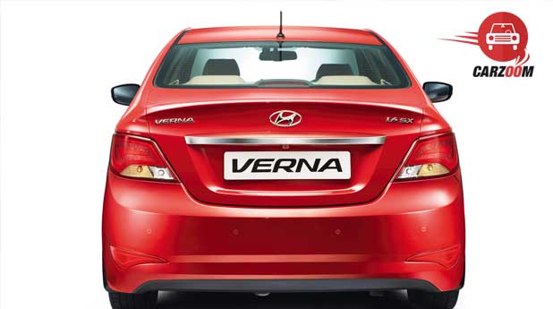 New 4S Fluidic Hyundai Verna Exteriors Back View