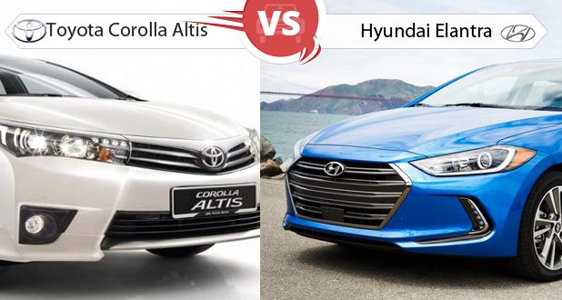 Hyundai Elantra vs New Toyota Corolla Altis