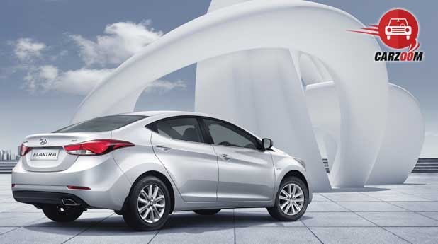 Refreshed Hyundai Elantra Exteriors Back and Side View