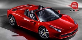 Ferrari 458 Spider Exterior Front and Side View