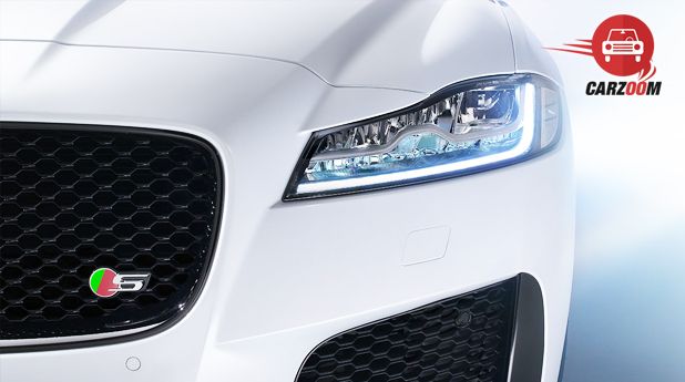 Jaguar XF Aero Sport Edition Front Headlight View