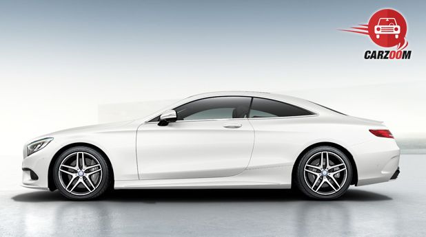 Mercedes-Benz S-Class Coupe Side View White