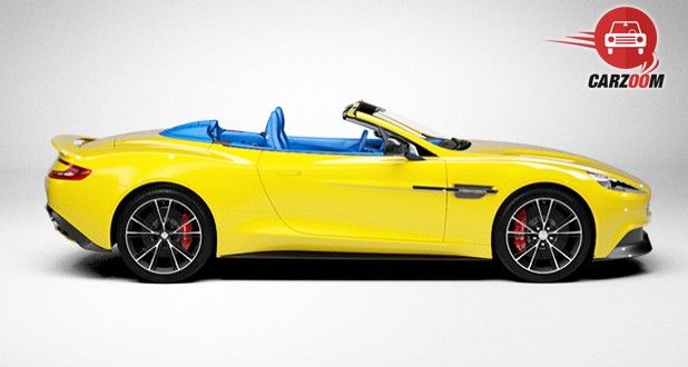 Aston Martin DB9 Volantine Yellow Color
