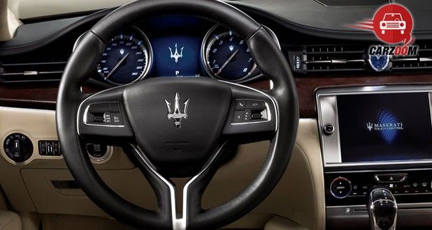 Maserati Quattroporte Steering Wheel View