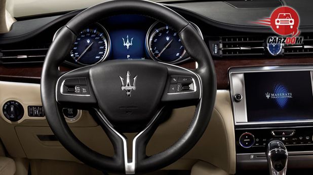 Maserati Quattroporte Steering Wheel View