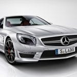 Mercedes Benz SL63 Exterior Side and Front View