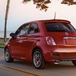 Fiat 500 Back View