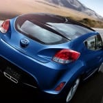 Hyundai Veloster Exterior Back and Top View
