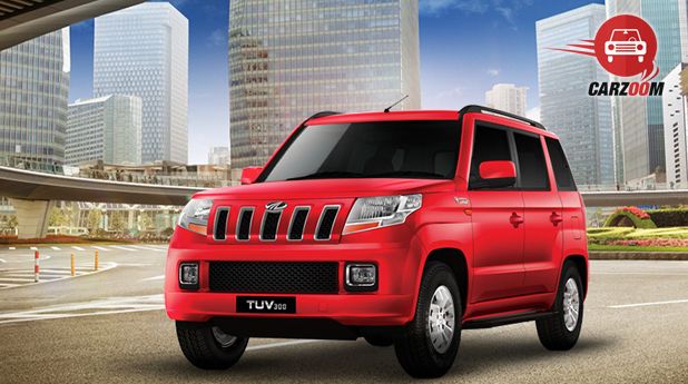 Mahindra TUV300 Front and Side View