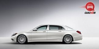Mercedes Maybach S-Class Side View White Color