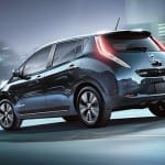 Nissan Leaf Back and Side View