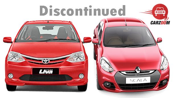 Toyota Etios Liva Sportivo and Renault Scala CVT Discontinued