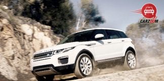 Land Rover Range Rover Evoque Facelift Front and Side View
