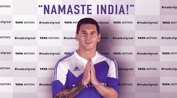 Lionel Messi Tata Motors Brand Ambassador