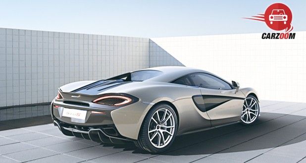 McLaren 570S Coupe Back and Side View