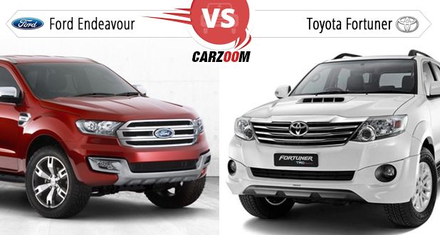 New Ford Endeavour vs Toyota Fortuner