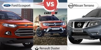 Ford EcoSport vs Renault Duster vs Nissan Terrano