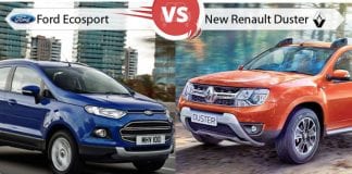 Ford Ecosport versus New Renault Duster
