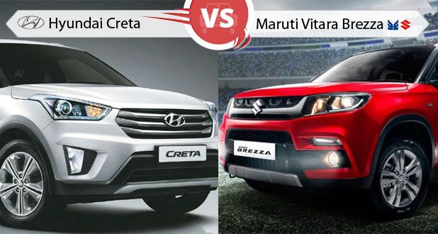 Hyundai Creta vs Maruti Vitara Brezza