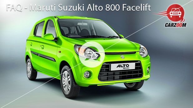 Maruti Suzuki Alto 800 Facelift FAQ