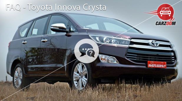 Toyota Innova Crysta FAQ
