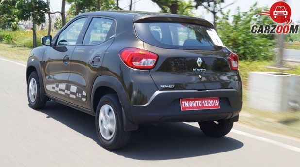 Renault Kwid 1.0L Back View