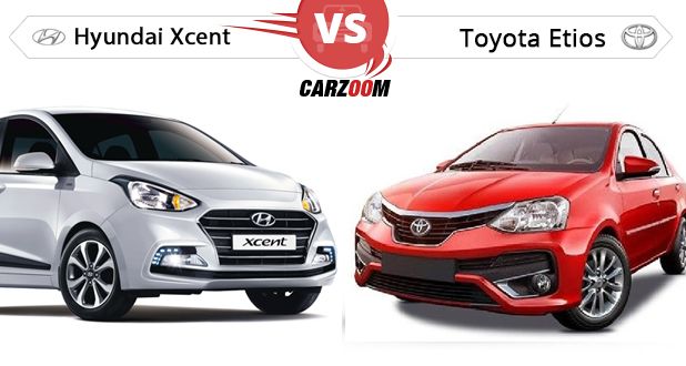 Hyundai Xcent vs Toyota Etios