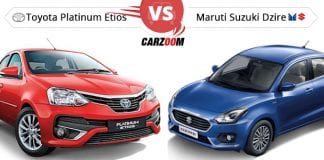 Maruti Suzuki Dzire vs Toyota Etios
