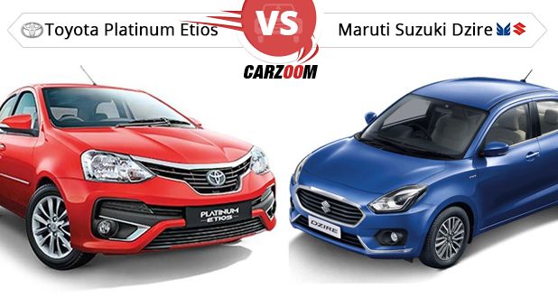 Maruti Suzuki Dzire vs Toyota Etios