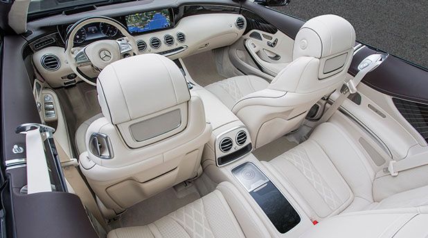 Mercedes-Benz S500 Cabriolet Interiors
