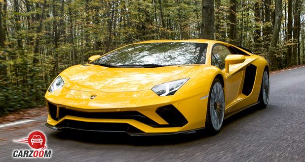 Lamborghini Aventador S front (Yellow)