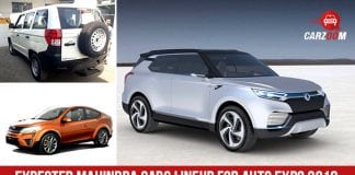 Auto Expo 2018: Expected Lineup by Mahindra